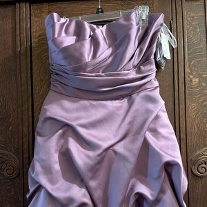 David’s Bridal, Light Purple Lavender, Dress Size 8, Strapless, formal dress